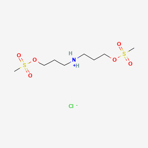 molecular formula C8H20ClNO6S2 B1683515 Improsulfan hydrochloride CAS No. 3458-22-8