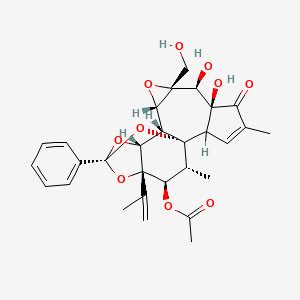 molecular formula C29H32O10 B1683527 Yuanhuafin CAS No. 82870-43-7