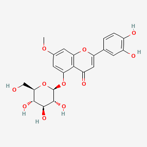molecular formula C22H22O11 B1683528 Yuanhuanin CAS No. 83133-14-6