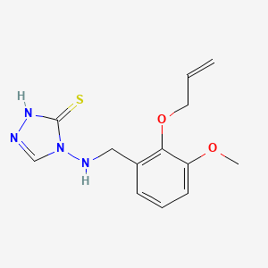 4-{[(3-Methoxy-2-prop-2-enyloxyphenyl)methyl]amino}-1,2,4-triazole-3-thiol