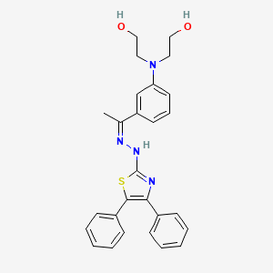 molecular formula C27H28N4O2S B1683537 Z 124-73 CAS No. 61930-46-9
