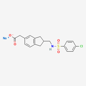 molecular formula C18H17ClNNaO4S B1683539 Z 335 CAS No. 146731-14-8