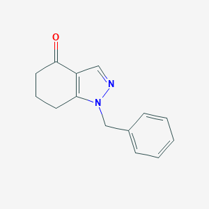 molecular formula C14H14N2O B168354 1-benzyl-6,7-dihydro-1H-indazol-4(5H)-one CAS No. 115310-16-2