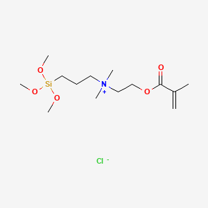 Dimethyl(2-methacryloyloxyethyl)(3-trimethoxysilylpropyl)ammonium chloride