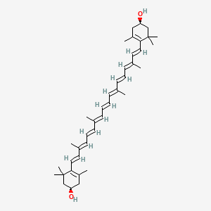 molecular formula C40H56O2 B1683548 Zeaxanthin CAS No. 144-68-3