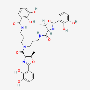 molecular formula C35H39N5O11 B1683552 Ferric vibriobactin CAS No. 88217-23-6
