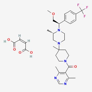 molecular formula C32H42F3N5O6 B1683553 Vicriviroc Maleate CAS No. 599179-03-0