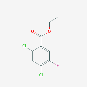 molecular formula C9H7Cl2FO2 B168358 Ethyl 2,4-dichloro-5-fluorobenzoate CAS No. 103318-75-8