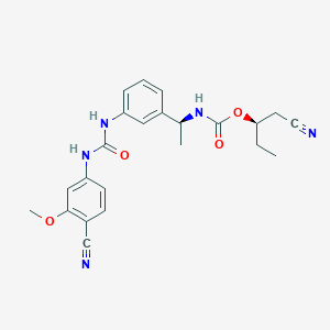 molecular formula C23H25N5O4 B1683580 Unii-NH18RV17NU CAS No. 297730-05-3
