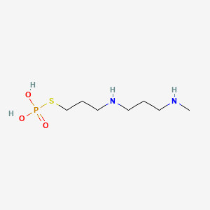 molecular formula C7H19N2O3PS B1683594 Methylaminopropylaminopropylthiophosphorate CAS No. 82147-31-7