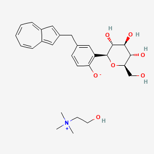 B1683616 YM-543 trimethylamine CAS No. 918802-70-7