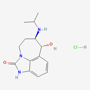 molecular formula C14H20ClN3O2 B1683630 盐酸齐帕特罗 CAS No. 119520-06-8