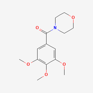 molecular formula C14H19NO5 B1683654 曲美他嗪 CAS No. 635-41-6