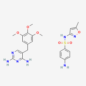 molecular formula C24H29N7O6S B1683656 复方新诺明 CAS No. 8064-90-2