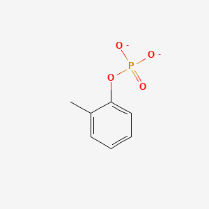 molecular formula C21H21O4P B1683661 o-Cresyl phosphate CAS No. 78-30-8