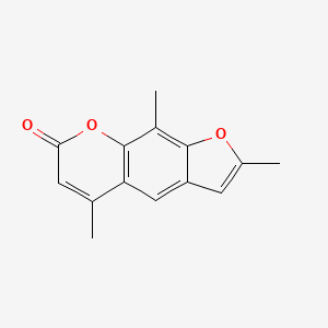 molecular formula C14H12O3 B1683662 Trimethylpsoralen CAS No. 3902-71-4