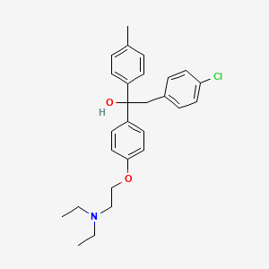 molecular formula C27H32ClNO2 B1683665 Triparanol CAS No. 78-41-1