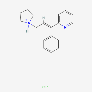 molecular formula C19H23ClN2 B1683668 Triprolidine hydrochloride monohydrate CAS No. 6138-79-0