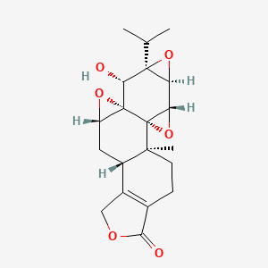 molecular formula C20H24O6 B1683669 雷公藤甲素 CAS No. 38748-32-2