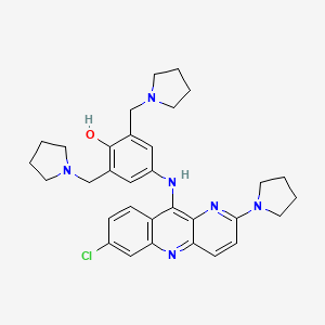 molecular formula C32H37ClN6O B1683671 Tripynadine CAS No. 81849-98-1