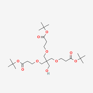 molecular formula C26H48O10 B1683675 Tri(t-butoxycarbonylethoxymethyl) ethanol CAS No. 1027581-61-8