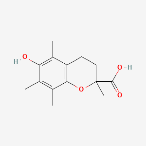 molecular formula C14H18O4 B1683679 Trolox CAS No. 53188-07-1