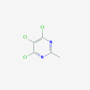 molecular formula C5H3Cl3N2 B168368 4,5,6-Trichloro-2-methylpyrimidine CAS No. 1780-28-5