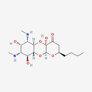 molecular formula C17H30N2O7 B1683680 Trospectomycin CAS No. 88669-04-9