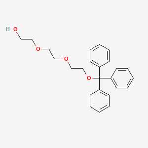 B1683681 Ethanol, 2-[2-[2-(triphenylmethoxy)ethoxy]ethoxy]- CAS No. 133699-09-9
