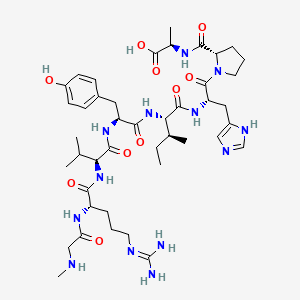 molecular formula C43H67N13O10 B1683682 TRV-120027 CAS No. 1234510-46-3