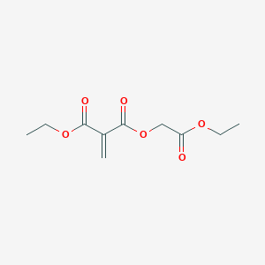 molecular formula C10H14O6 B168369 Ethyl Ethoxycarbonylmethyl 2-methylidenepropanedioate CAS No. 116280-23-0
