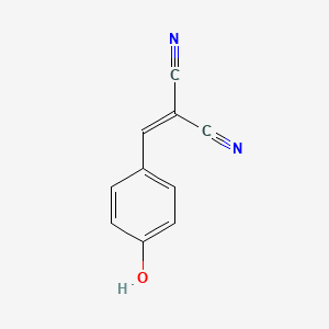 molecular formula C10H6N2O B1683691 4-Hydroxybenzylidenemalononitrile CAS No. 3785-90-8