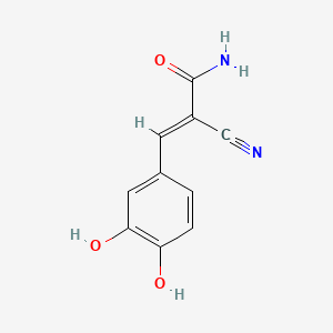 molecular formula C10H8N2O3 B1683692 (E)-AG 99 CAS No. 118409-59-9
