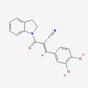 molecular formula C18H14N2O3 B1683693 Tyrphostin AG 528 CAS No. 133550-49-9