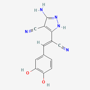 molecular formula C13H9N5O2 B1683694 Tyrphostin AG 568 CAS No. 151013-48-8