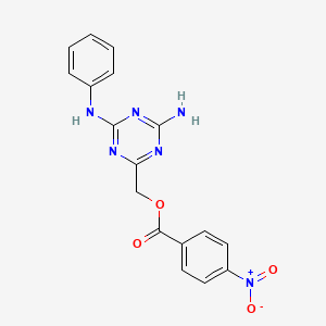 molecular formula C17H14N6O4 B1683698 TZ9 