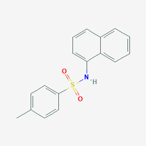 molecular formula C17H15NO2S B168370 N-甲苯磺酰-1-萘胺 CAS No. 18271-17-5