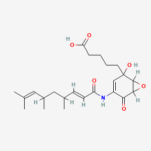 molecular formula C23H33NO6 B1683702 Antibiotic U-62162 CAS No. 82516-67-4