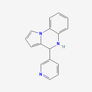 molecular formula C16H13N3 B1683717 4-(Pyridin-3-yl)-4,5-dihydropyrrolo[1,2-a]quinoxaline CAS No. 358721-70-7