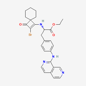 molecular formula C28H29BrN4O3 B1683718 Zaurategrast乙酯 CAS No. 455264-30-9
