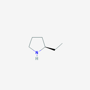 molecular formula C6H13N B168372 (R)-2-ethylpyrrolidine CAS No. 123168-37-6