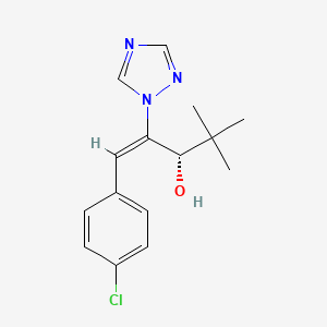 molecular formula C15H18ClN3O B1683726 Uniconazole P CAS No. 83657-17-4