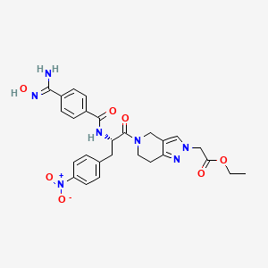 molecular formula C27H29N7O7 B1683735 UR-3216 CAS No. 220386-65-2