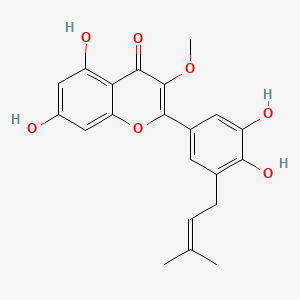 molecular formula C21H20O7 B1683739 Uralenol-3-methyl ether CAS No. 150853-98-8
