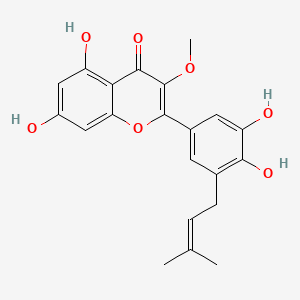molecular formula C21H20O7 B1683739 Uralenol-3-methylether CAS No. 150853-98-8