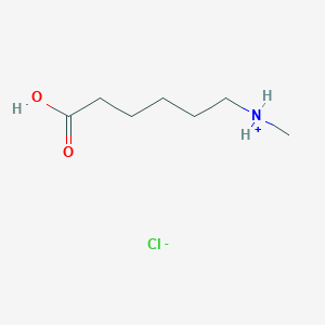 molecular formula C7H16ClNO2 B168374 6-(Methylamino)hexanoic acid hydrochloride CAS No. 121912-30-9