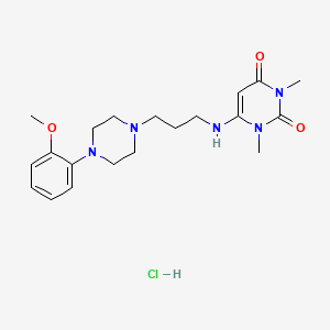 molecular formula C20H30ClN5O3 B1683742 Urapidil hydrochloride CAS No. 64887-14-5