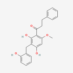 molecular formula C23H22O5 B1683745 Uvaretin CAS No. 58449-06-2