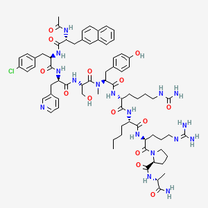 molecular formula C72H96ClN17O14 B1683752 Ozarelix CAS No. 295350-45-7