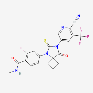 molecular formula C21H15F4N5O2S B1683753 Apalutamide CAS No. 956104-40-8